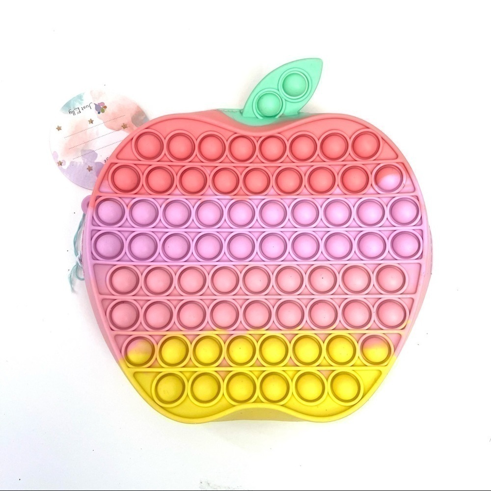 new JusT Elly Apple Pop It Crossbody Bag - Picture 2 of 5